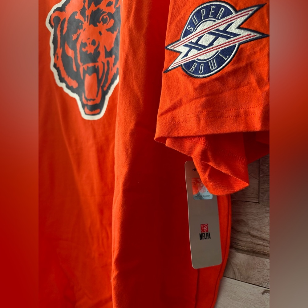 NWT Mitchell & Ness NFL Chicago Bears Orange Shirt 3X - Picture 8 of 14